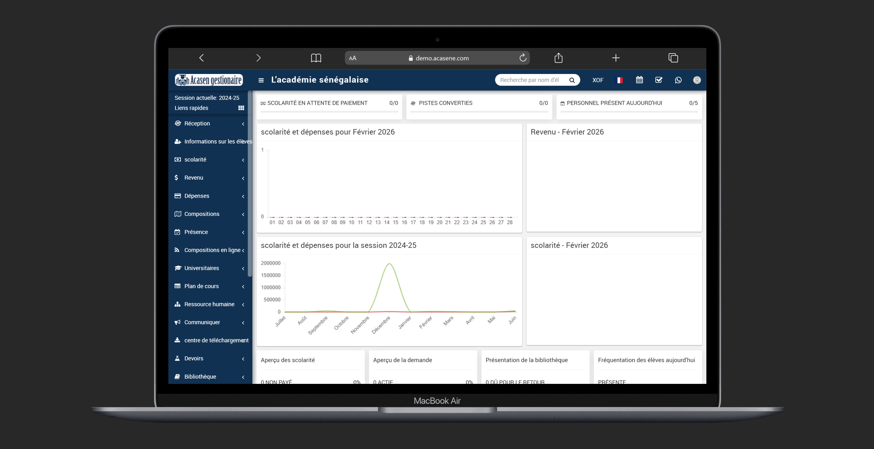 Systeem de Gestion Scolaire